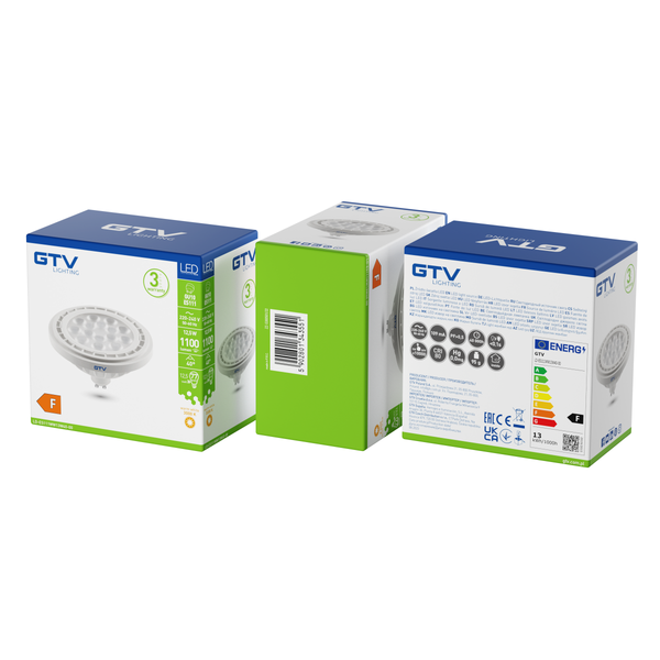 LED Bulb GU10, ES111, 12.5 W, 1100 lm, 3000K, AC220-240V, 40°, white image 2