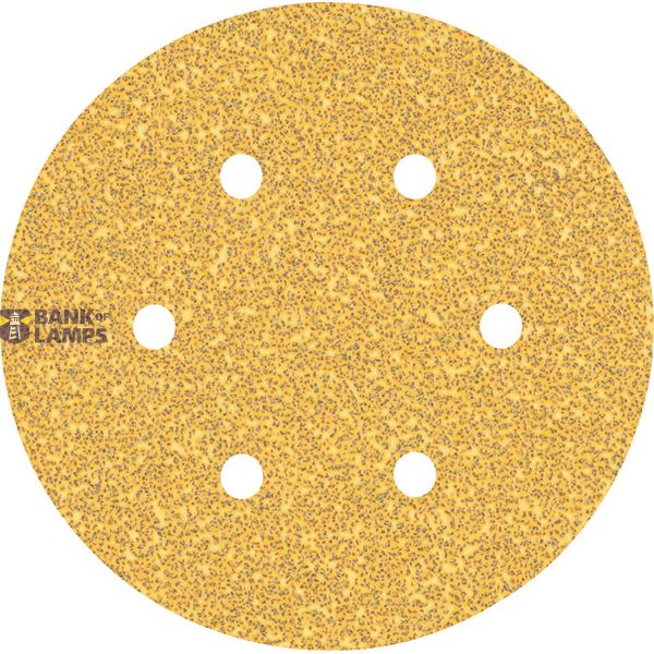 EXPERT C470 Sandpaper with 6 holes for Random Orbital Sanders 150 mm, G 40 50-pc image 1