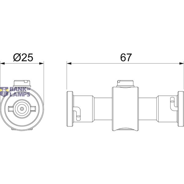 DS-BNC M/M Protective device for high-frequency cables 130V image 2