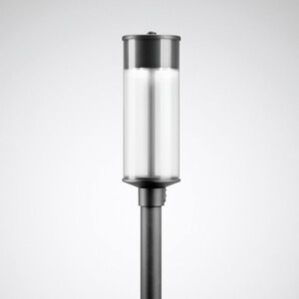 Post-top luminaires Lumantix Zylinder (LTX Z) CLO (normal) Lens Anthracite ET 32W 3800lm 70 asymmetric wide (AB2L) IP65 IK10 5 SDCM 7300040 image 1
