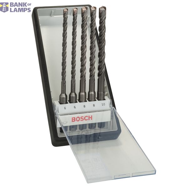5-piece Robust Line SDS plus-5 hammer drill bit set 6 - 10 mm image 1