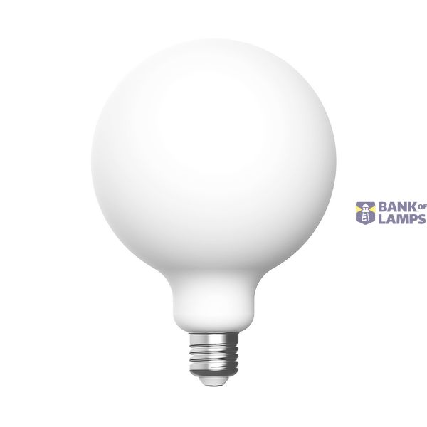 LED Porcelain Effect Light Bulb CRI 95 G125 7W 640Lm E27 2700K Dimmable - P04 image 1
