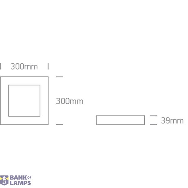 WHITE PLAFO 30W WW IP40 230V image 3