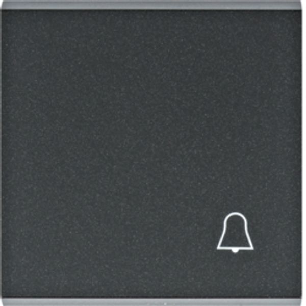 Button with ''ringing'' symbol - black image 1