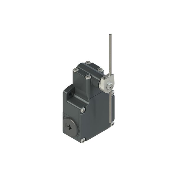 Position switch with adjustable round rod lever image 1
