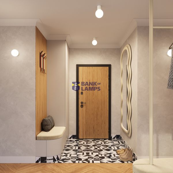 Wall lamp HALO beige IP44 image 9