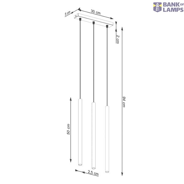 HANGING LAMP PASTELO 3 BEIGE 3XG9 image 4