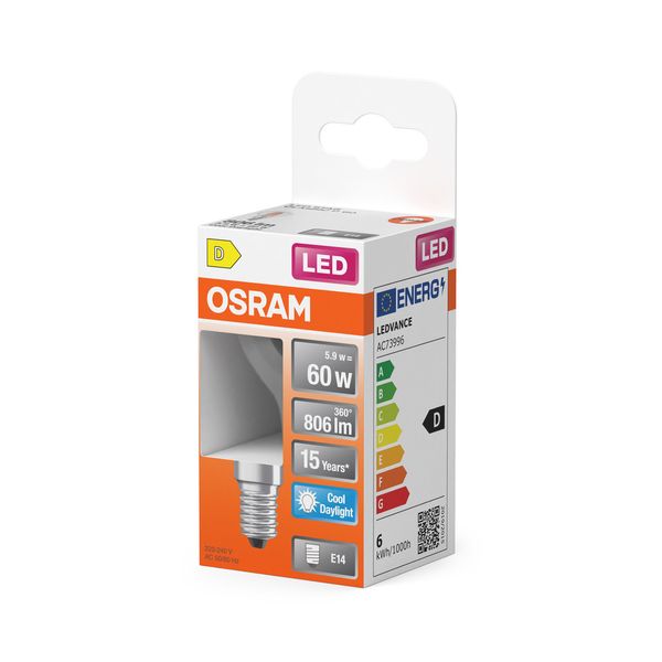 LEDSCLP60 5,9W/865 230V FIL E14 FS1OSRAM image 2