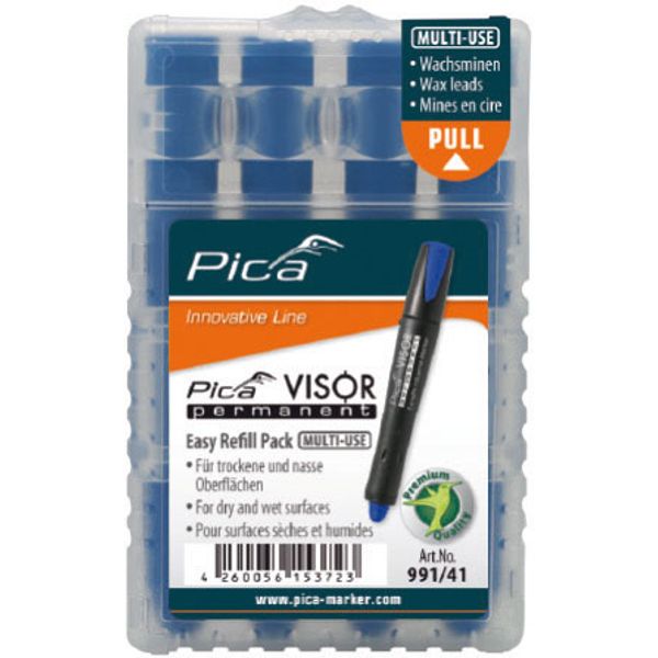 Pica 991/41 VISOR Permanent Refill blue image 2