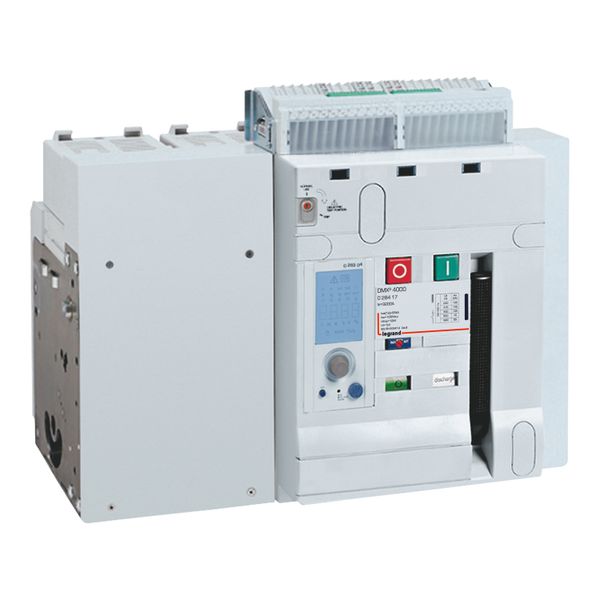 Circuit breaker DMX³ 4000, 4 poles, fixed version and electronic protection unit image 1