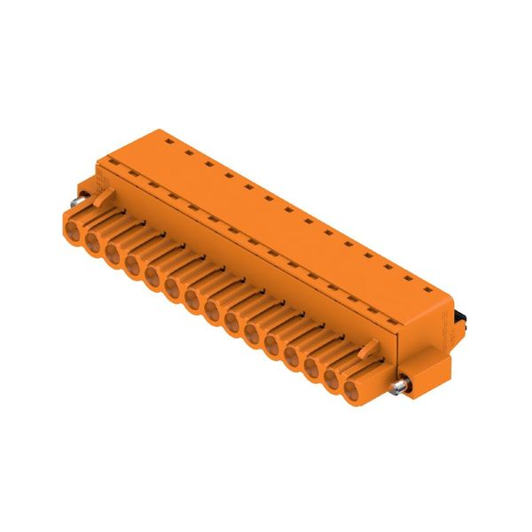 PCB plug-in connector, female plug, 5.08 mm, Number of poles: 15, 180°, PUSH IN with actuator, Clamping range, max. : 3.31 mm², Box image 1