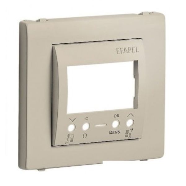 COVER PLATE F/MULTIF CHRONOTHERMOSTAT IVORY image 1