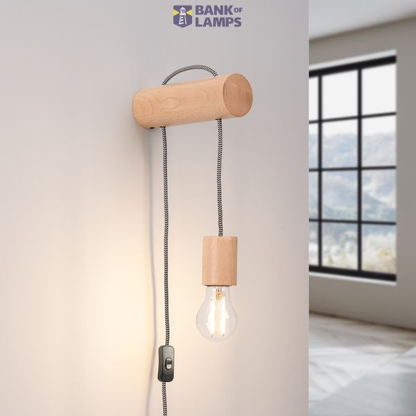 LOFT STYLE WALL LAMP FROM THE NIMBI SERIES WITH A SWITCH AND E27 THREAD image 6