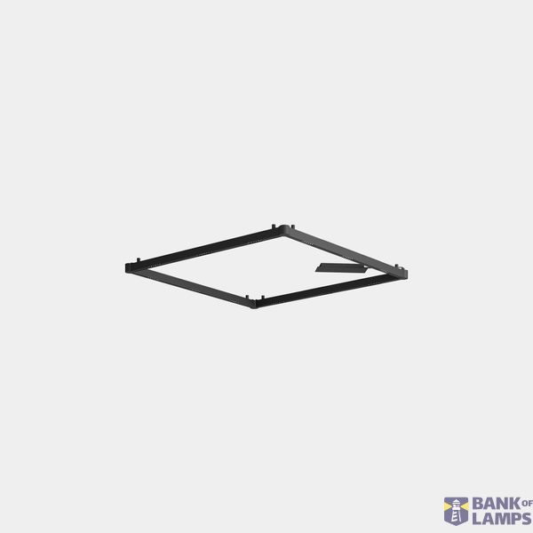 Lineal lighting system Apex Square Surface 2000mm 153.6W LED warm-white 2700K CRI 90 ON-OFF White IP20 12504lm image 1