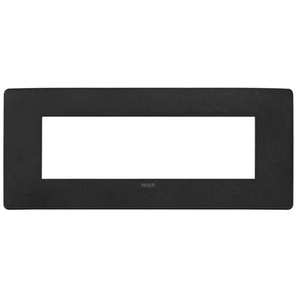 Plana Up 7M cover plate, matt black image 1