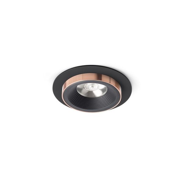 SHARM R I recessed black/black copper 230V LED 10W 24° 3000K image 1