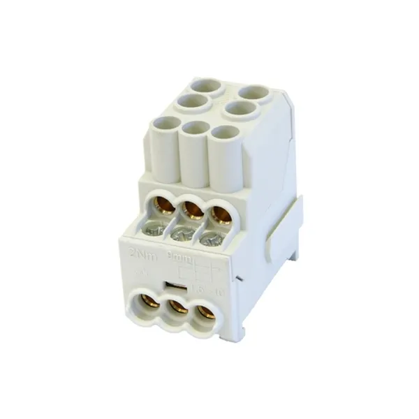 SDB 100 Distribution block Al/Cu 80010 SIMBLOCK grey image 1