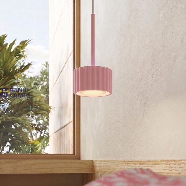 Pendant lamp AURA 1 pink Gx53 image 9