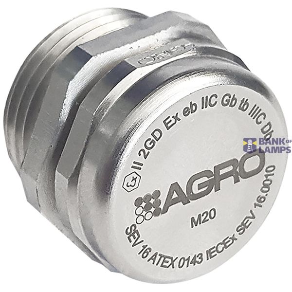 Pressure balance membrane M20x1.5 Ex e II nickel-plated brass image 1