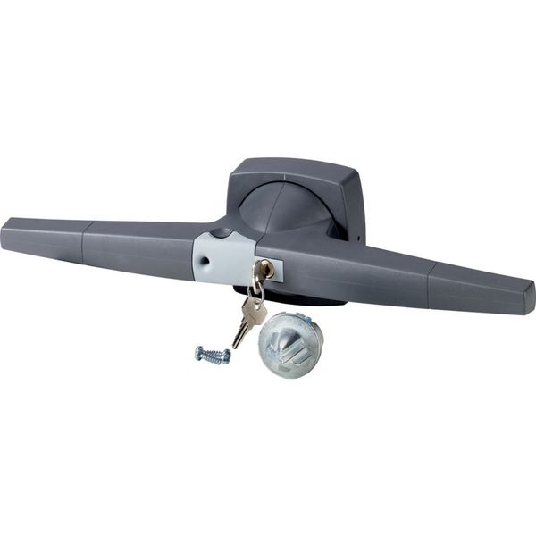 K6DG/C Toggle, 14mm, door installation, gray, cylinder lock image 4
