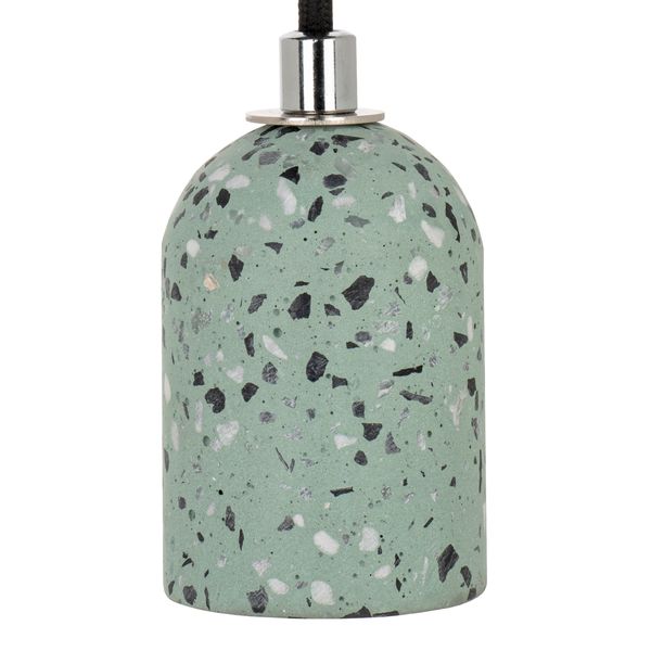 Pendant E27 Terrazzo Green 1.5M 2C Black image 1