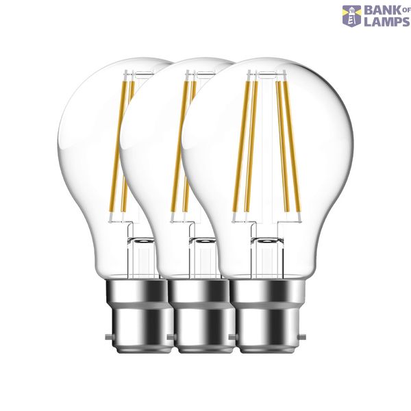 Light Bulb Clear B22 | 3-pack | A60 | 2700 Kelvin | 1521 Lumen image 1