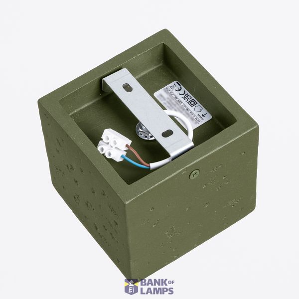Ceiling lamp QUAD concrete olive green image 9