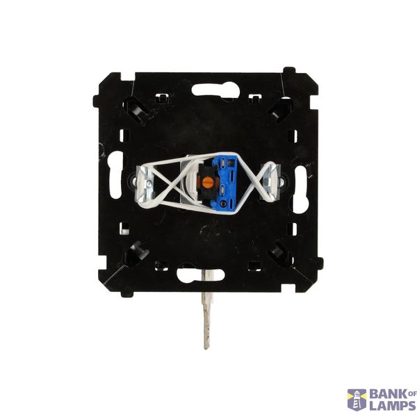 Interdediate switch with LED indicator light, (module), Simon 24, IP20/IP44, 10AX, champagne matt image 1