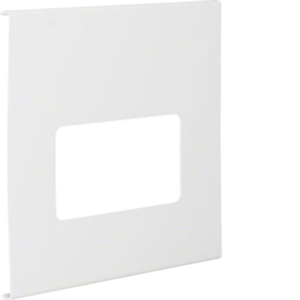 Pre-cut lid 2gang FB 60230 traffic white image 1