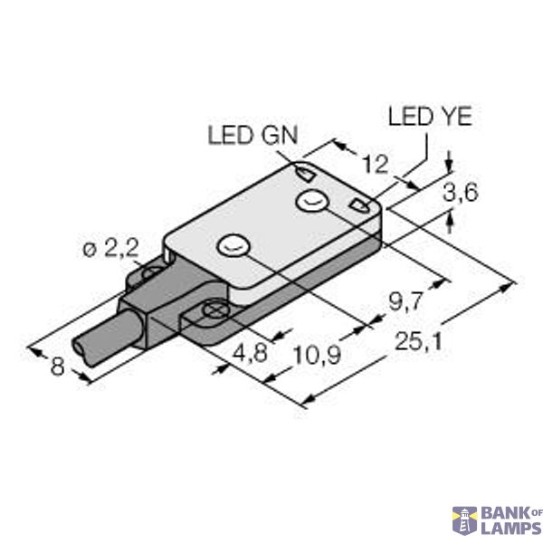 Photoelectric Sensor Convergent Mode Sensor   VS2AN5CV15 image 1