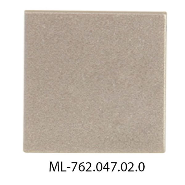 End cap for RD without hole, silver color, 1 pc image 1