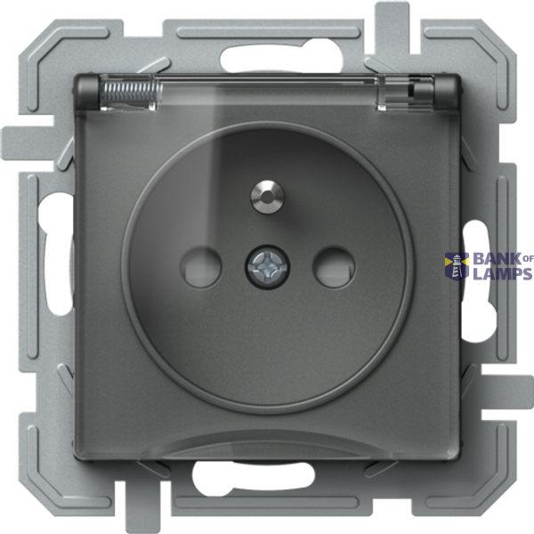 SOCKET FRENCH+COVER 2P+E 16A 250V~ BV AT XO 4417090 image 1