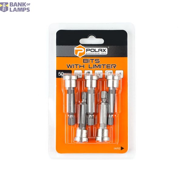 Bits with limiter 5 pcs，PH2*50，6150CRV (5 pcs) image 1