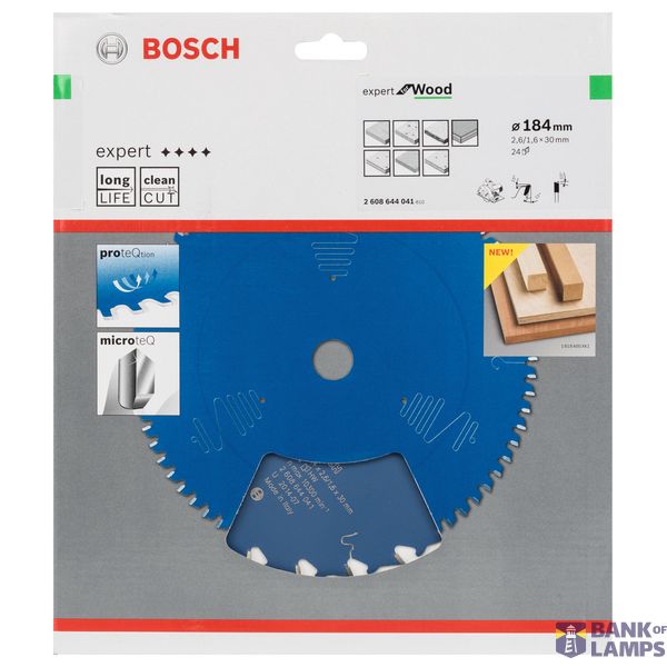 Circular saw blade Expert for Wood 184 x 30 x 2,6 mm, 24 image 2