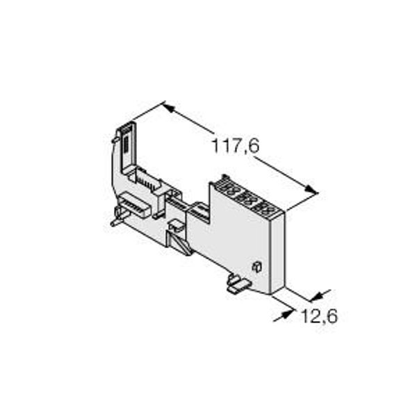 BL20 base module Screw connection   BL20-P3S-SBB-B image 1