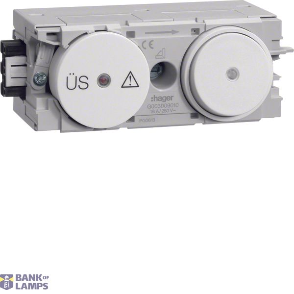 Surge-prot., Switch, C-mounted, p.wh. image 1