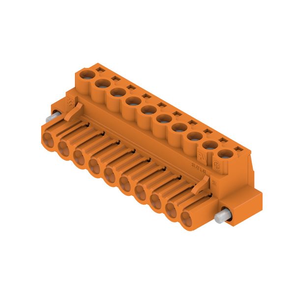 PCB plug-in connector, female plug, 5.08 mm, Number of poles: 10, 180°, Clamping yoke connection, Clamping range, max. : 4 mm², Box image 4