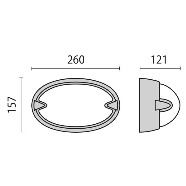 CHIP OVALE 25 WIT E27 image 6