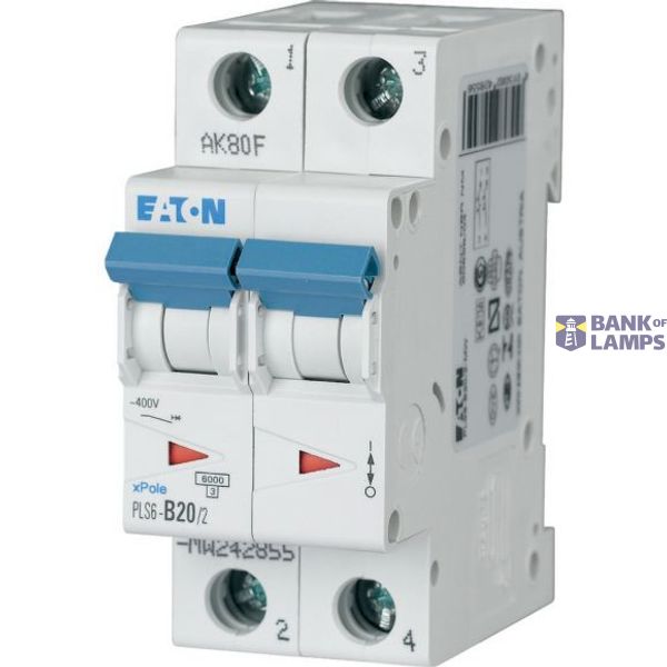 PLS6-C20/2-AU Eaton Moeller series xPole - PLS6/M MCB image 1