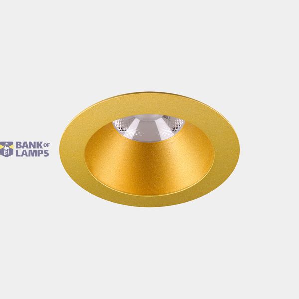 Downlight PLAY 6° 8.5W LED neutral-white 4000K CRI 90 7.7º DALI-2/PUSH Gold/Gold IN IP20 / OUT IP54 575lm image 1