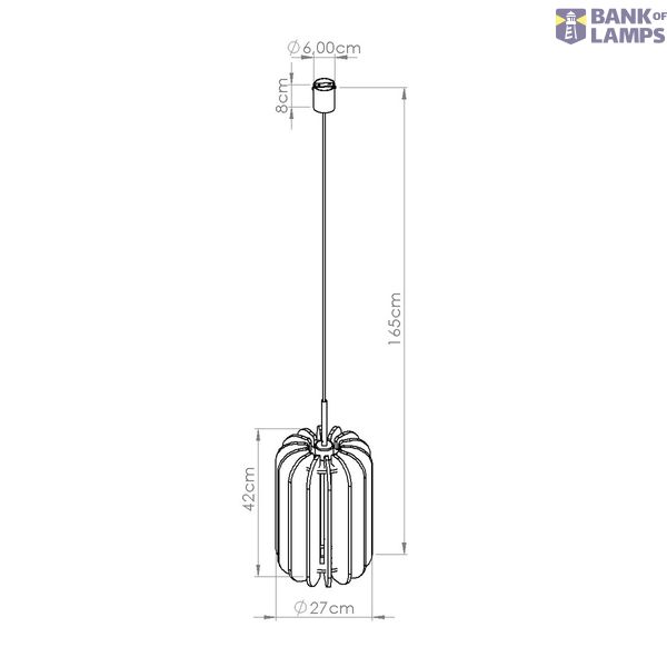 Pendant lamp MULA 27 navy image 10