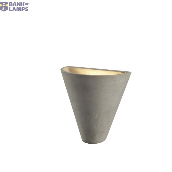 SOPRANA SOLID wall light, WL-2 , concrete, GU10, max. 25W, v-shape image 1