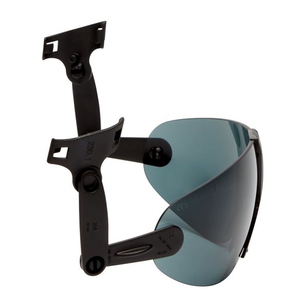 3M™ Hard Hat Integrated Safety Glasses, Grey, V9G image 3