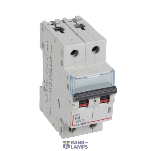 MCB - DX³ 6000 - 10 kA - 2P - 230/400 V~ - 4 A - B curve image 2