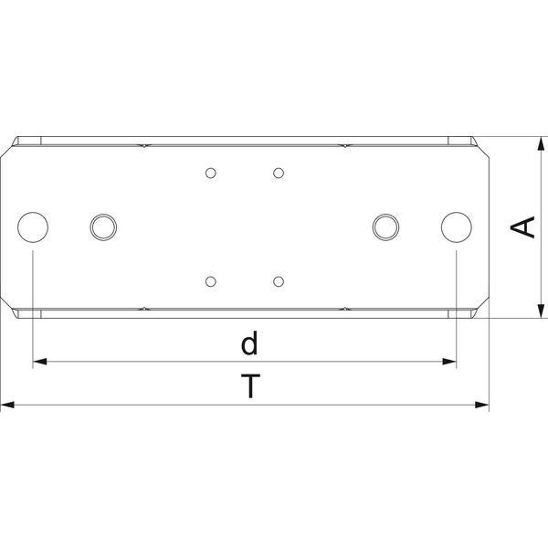 BSKM-AD 0711RW Support for suspended mounting 70x110 image 2