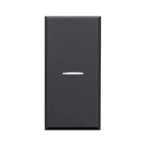AXIAL PUSHBUTTON WITH LENS, TEKLA S44, RAL 7016 COLOUR, 1P 10A LIGHTABLE - MATT FINISH - 1 MOD. image 1