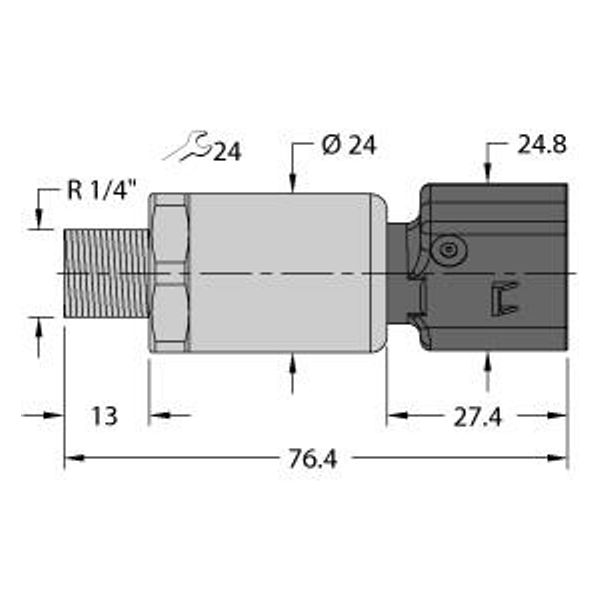 Pressure Transmitter With Current Output (2-Wire)   PT600R-2110-I2-KO28A2 image 1