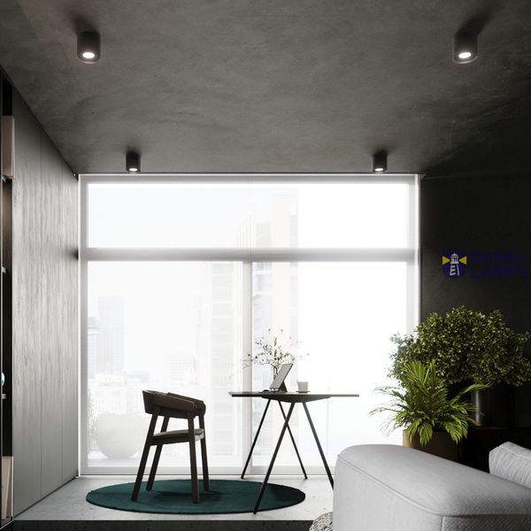 CEILING LAMP MICA BLACK GU10 1X10W IP20 image 6