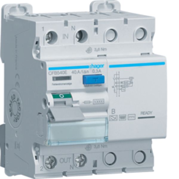 Current protector 2 pole. 40A / 0.3 A, type B, 10 kA image 1