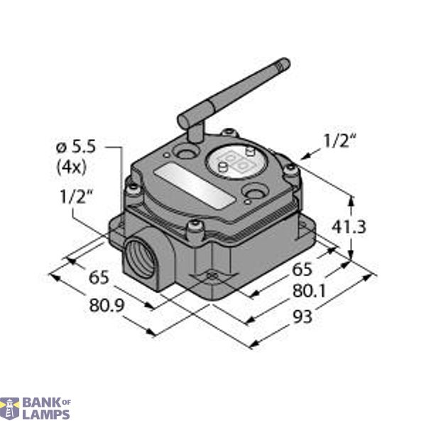 Radio Transmission System Point-to-point   DX80N2X6S-PM8L image 1